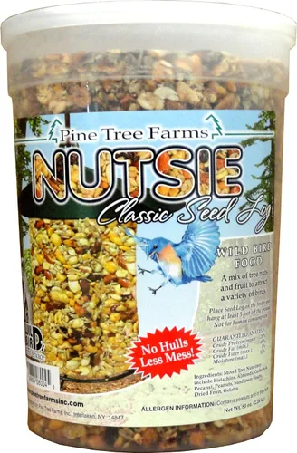 Vista 2 de Pine Tree Farms Nutsie - Tronco de semillas clásico, 5 libras, paquete de 2