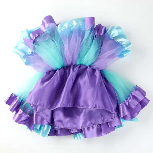 Vista 5 de First 1st Birthday Girl Outfit Baby Mermaid Party Tutu Skirt