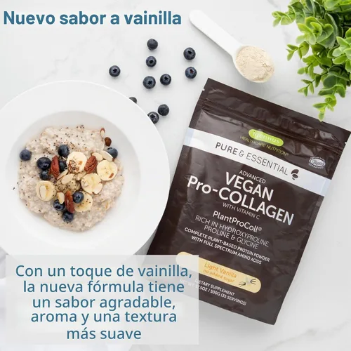 Vista 13 de Igennus Advanced - Péptido de colágeno vegano de vainilla en polvo, 35