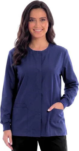 Vista 18 de Just Love Women's Medical Scrubs Jacket Negro