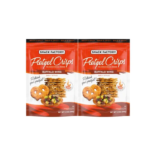Vista 12 de Snack Factory Pretzel Crisps - Sabor original