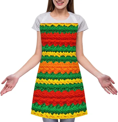 Vista 21 de Delantal de moda para mujer, resistente al agua, babero de bolsillo grande para cocina, lavavajillas