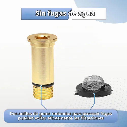 Vista 5 de Instalación de entrada de agua de la bomba de la lavadora a presión Gris