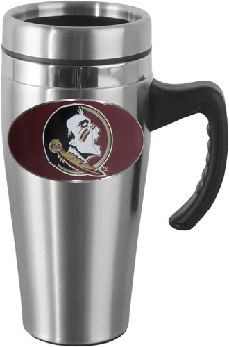 Vista 6 de Siskiyou Sports NCAA - Taza de viaje de acero con asa
