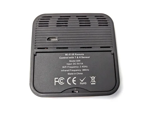Vista 6 de Sensor de humedad de temperatura WiFi con control remoto IR para domótica Aire acondicionado de invernadero para mascotas, control de humedad