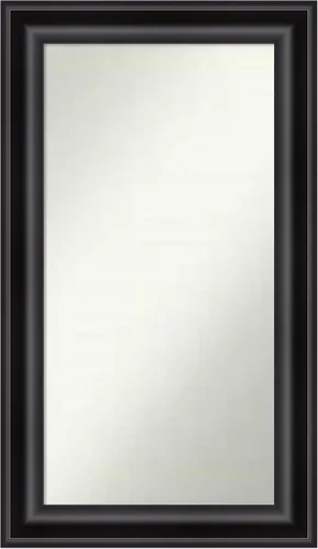 Vista 562 de Amanti Art Espejo personalizado, espejo de baño negro puente, espejo de pared o espejo de tocador de baño sobre el fregadero (26 x 26 pulgadas)