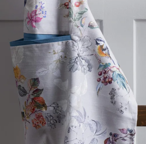 Vista 1097 de Maison d' Hermine Delantales para mujer con bolsillo, 100% algodón (27.50 x 31.50 pulgadas)