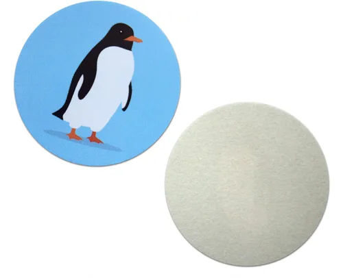 Vista 5 de Novel Merk Calcomanías de vinilo Arctic Sea Animals – Calcomanías de despegar y pegar, decoración de pared, accesorio para botella de agua
