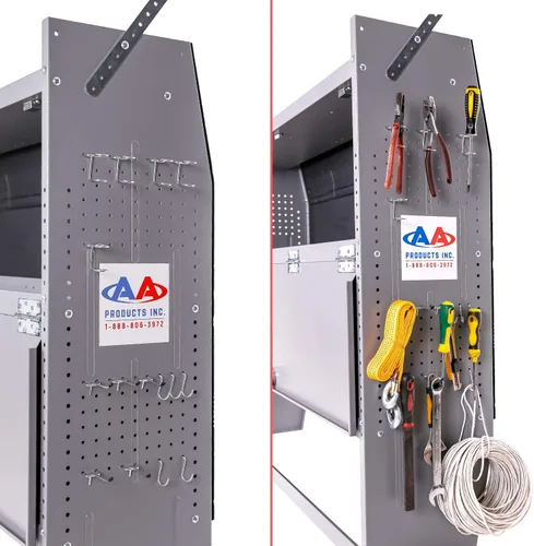 Vista 4 de AA Products Inc. Ganchos para tablero de clavijas para organizar varias