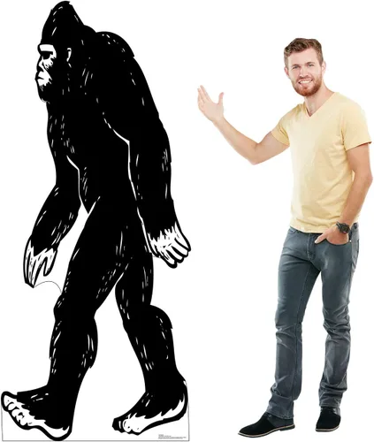 Vista 3 de Cardboard People Bigfoot - Soporte de cartón de tamaño real