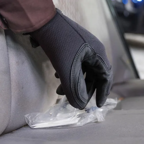 Vista 2 de HexArmor Cut-Resistant Safety Work Gloves HexBlue Series 2137 Superfabric Palma y dedos