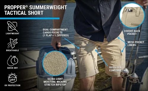 Vista 7 de Propper Pantalones cortos tácticos Summerweight para hombre