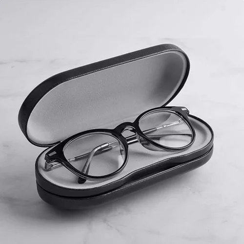 Vista 4 de 2 in 1 Dual Glasses Case Hard Shell Eyeglass Case Protective for 2 Eyeglasses (Not Suitable for Sunglasses)