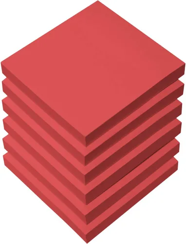 Vista 20 de Notas adhesivas de 3 x 3 pulgadas, 6 colores brillantes, 12 blocs de notas autoadhesivas, 100 hojas/bloc, total de 1200 hojas