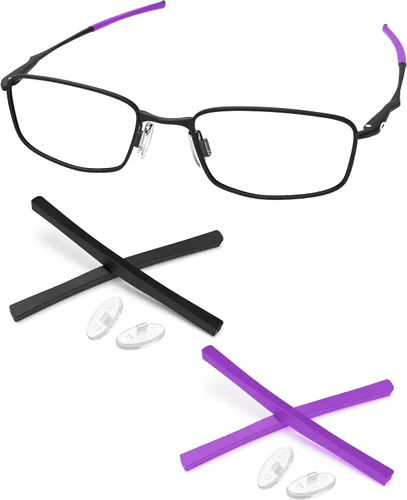Vista 16 de Kits de goma de repuesto Piezas de nariz y auriculares para Oakley Casing OX3110/Clubface OX3102 Negro