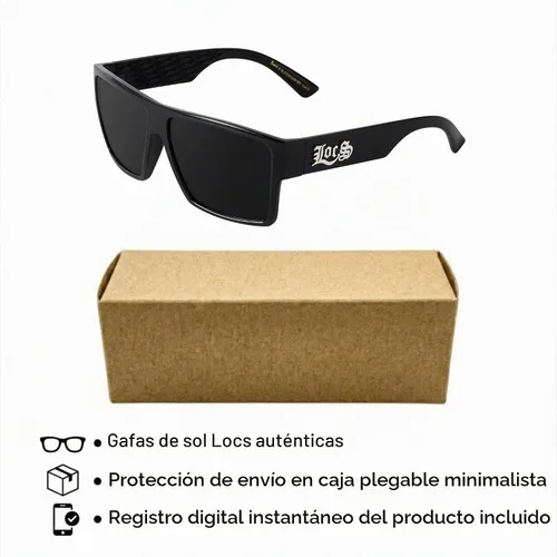 Vista 6 de Locs Hardcore Gangster Cholo - Gafas de sol cuadradas - Serie 91105 y 91246