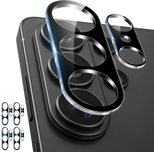 Vista 18 de Paquete de 4 protectores de lente de cámara compatibles con Samsung Galaxy Decoración de la cubierta de lente de cámara de vidrio templado 9H