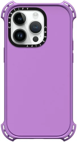 Vista 13 de CASETiFY Funda Bounce para iPhone 16 Pro [a prueba de golpes, 21.3 pies, protección contra caídas de grado militar 6X, compatible con Magsafe] Azul