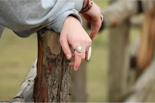Vista 3 de Montana West Rustic Couture's Bohemian Turquoise - Anillo para mujer