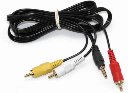 Vista 3 de AV A/V Audio Video TV Cable para JVC Everio Videocámara PN # QAM1322-001