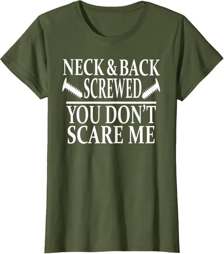 Vista 90 de Camiseta divertida para recuperación de cirugía de columna vertebral y cuello y espalda, Negro