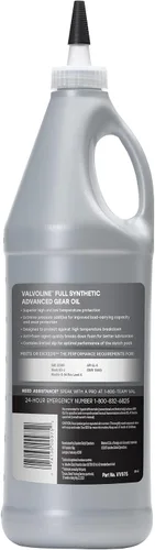 Vista 2 de Valvoline Aceite de engranajes sintético completo avanzado 75W-90 1 QT