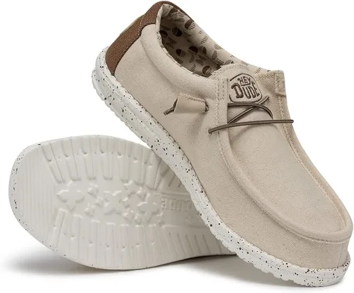 Vista 3 de Hey Dude Men's Wally Stretch Canvas Moc Toe Shoes