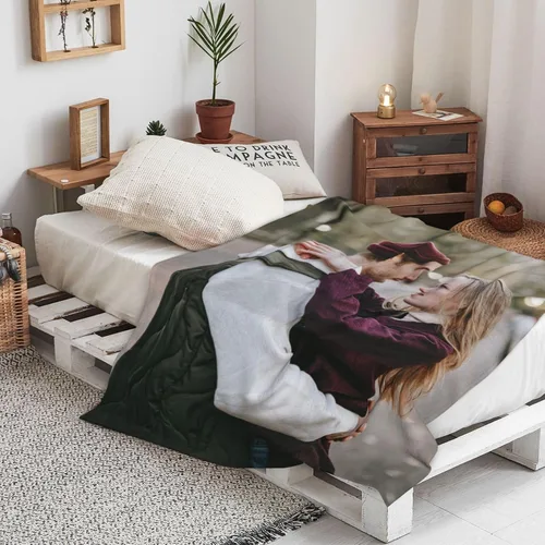 Vista 8 de WNNNS - Manta personalizada con 1 imagen y textos, impresión HD, manta de franela con foto personalizada, regalos personalizados para mujeres