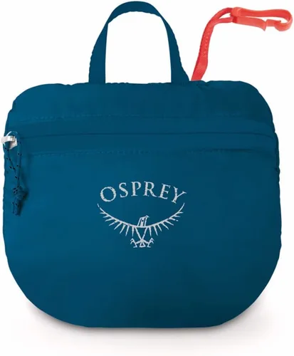 Vista 6 de Osprey Paquete de cosas secas ultraligeras de 20 L, color azul frente al agua