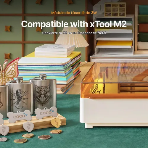Vista 5 de xTool Kit de módulo láser M2 3W 1064nm