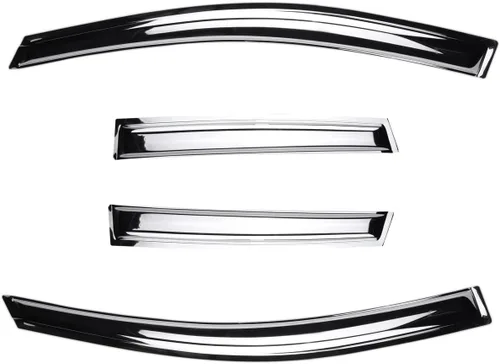 Vista 18 de Protectores de lluvia cromados para ventana GMC Terrain 94167Y 2010-2017