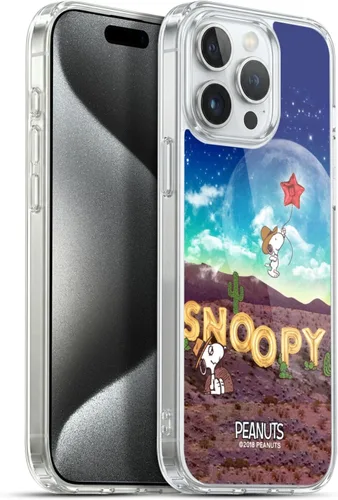 Vista 80 de Head Case Designs Funda de gel con licencia oficial de Peanuts Nebula Cactus Needles Snoopy Space Cowboy [protección de grado militar] compatible