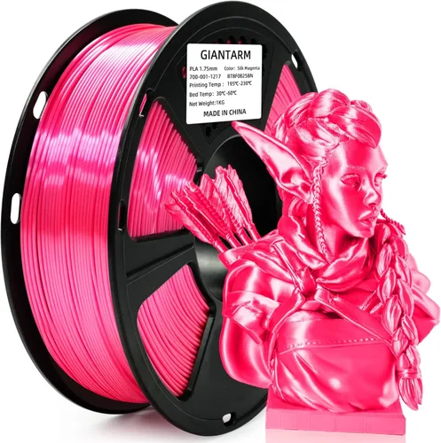 Vista 20 de GIANTARM Filamento de ácido poliláctico (PLA), filamento beige para impresora 3D, carrete de 2.2 libras, precisión de dimensión de 0.069 in +