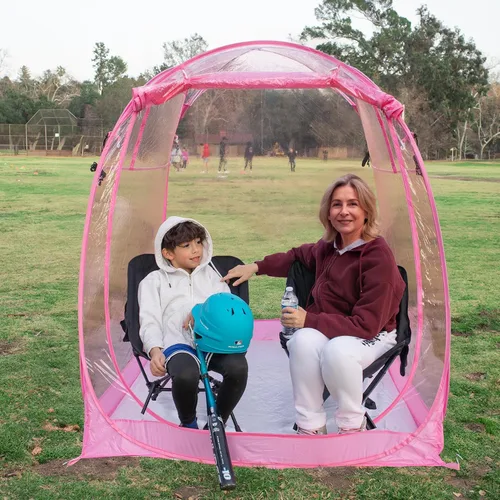 Vista 16 de All Weather Proof Pod Sports Tent,Outdoor Weather Tent Sports Pod Pop Up Shelter with Sealed Floor,Clear Tent for Sport Event,Camping,Fishing 8