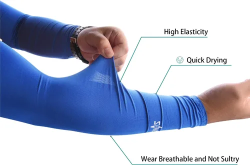 Vista 3 de Cosmos Cooling Arm Sleeves Sun Sleeves UV Protection Arm Covers for Bike Cycling Running Hiking Driving Golf Outdoor Sports