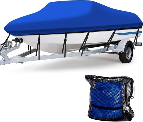 Vista 11 de Anglink - Funda impermeable para barcos, resistente 600D de poliéster Oxford, profesional, para bajos, para embarcaciones, duradera y a prueba
