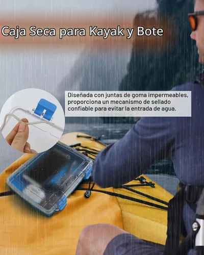 Vista 4 de Caja seca impermeable flotante caja de almacenamiento impermeable