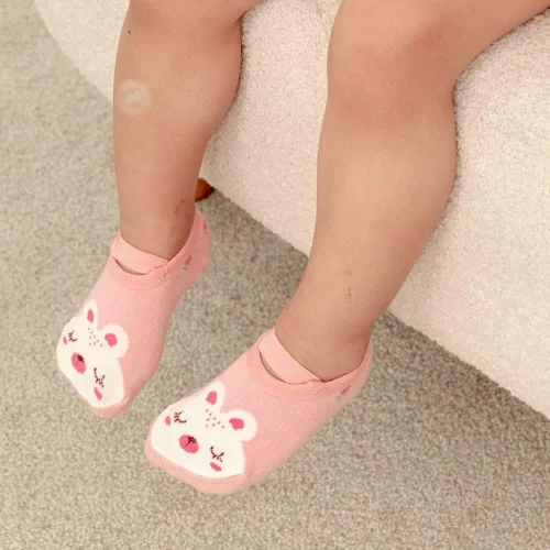 Vista 5 de Calcetines antideslizantes para bebés y niñas de 0 a 36 meses, 6 pares