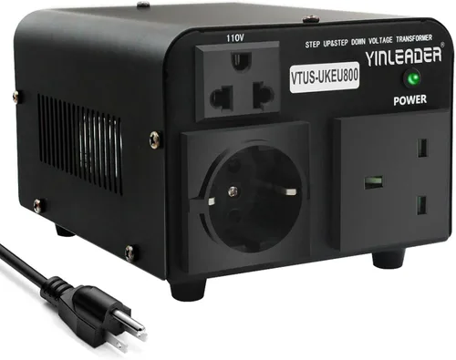 Vista 10 de Convertidor de voltaje de 500 W Convertidor de potencia (110 V a 220 V, 220 V a 110 V) Convertidor de paso hacia arriba/abajo 110/120 voltios