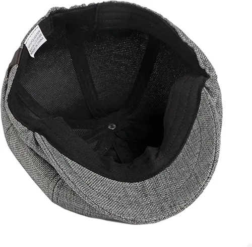 Vista 3 de Gorra plana para hombre Newsboy Ivy Golf Cabbie Hat