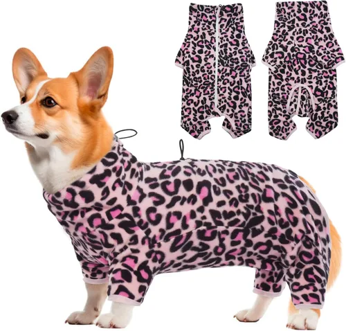 Vista 16 de ROZKITCH Abrigo térmico de invierno para perro, pijama de forro polar suave, resistente al viento, chaqueta cálida para clima frío, chaleco
