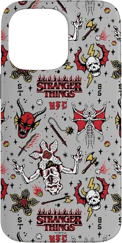 Vista 21 de Stranger Things Demogorgon Hellfire Club - Funda con patrón para iPhone 17