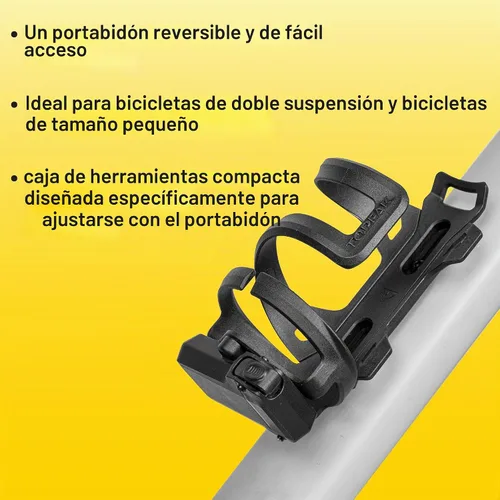Vista 3 de Topeak DualSide Cage Pro with Optional Toolbox