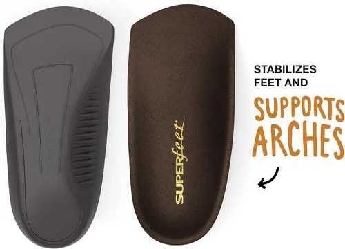 Vista 5 de Superfeet Plantillas casuales Easyfit para hombre, plantillas cómodas para zapatos para hombre, plantillas ortopédicas antifatiga para zapatos