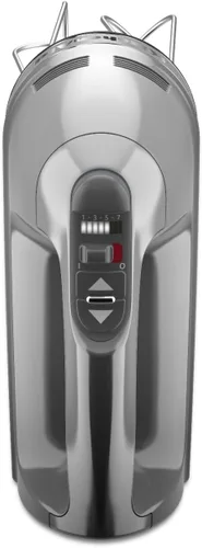 Vista 3 de KitchenAid, Batidora de Mano Digital con 7 Velocidades y Accesorios Turbo Beater II, KHM7210, Plateado Contour