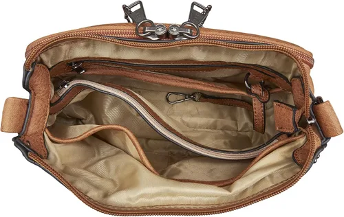 Vista 6 de Bolso bandolera oculto Kinsley con billetera RFID Bolsa CCW con bloqueo discreto para mujer Funda universal