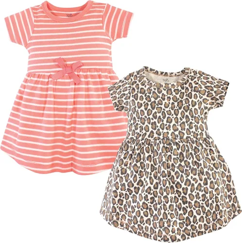 Vista 109 de Touched by Nature - Vestidos de manga corta y manga larga de algodón orgánico para niñas pequeñas, bebés y mujeres Manga larga con flores abstractas
