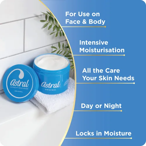 Vista 3 de Crema hidratante Astral 500ml