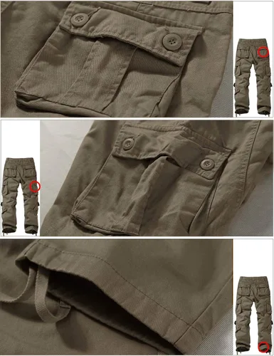 Vista 6 de Match, Wild - Pantalones deportivos tipo cargo para hombre