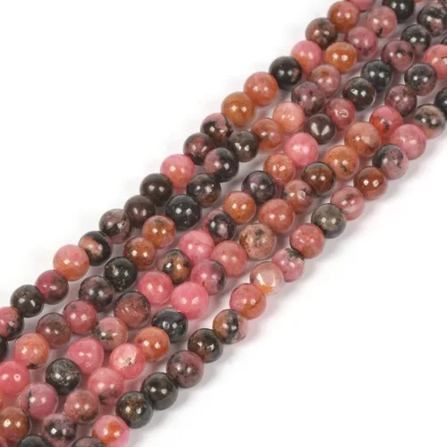 Vista 27 de 7 piedras preciosas de chakras de 0.157 in redondas de cristal curativo sueltas de 16 pulgadas para hacer cuentas de joyería